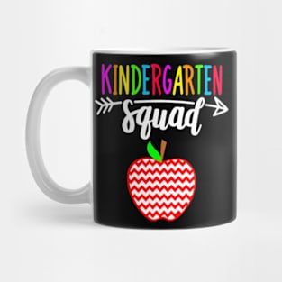 Kindergarten Squad Apple Back To School Teachers Mug